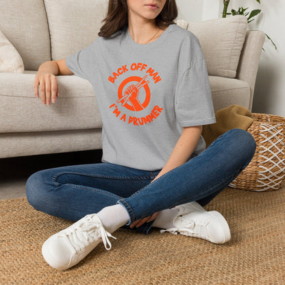 Back Off I'm A Drummer -  Softstyle T-Shirt