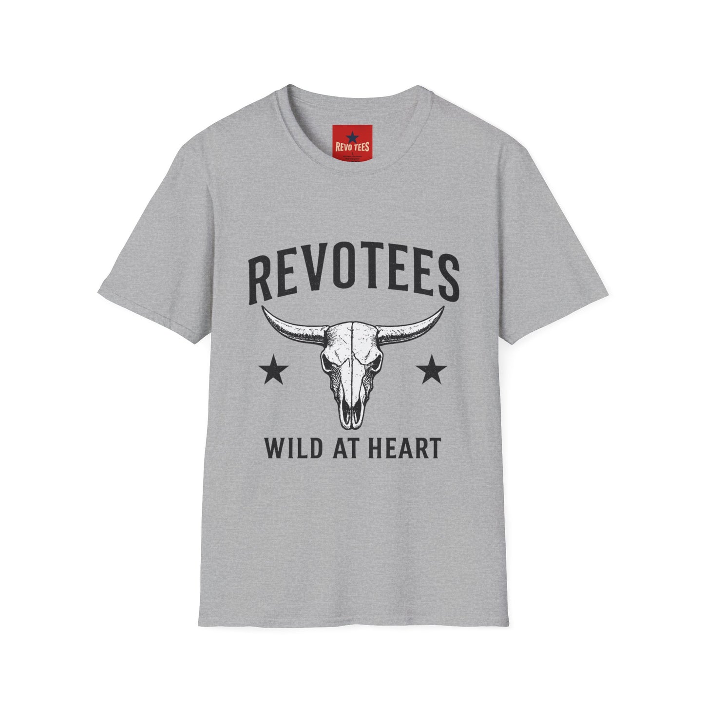 Revotees Bull Skull T-Shirt — Wild at Heart Western Graphic Tee