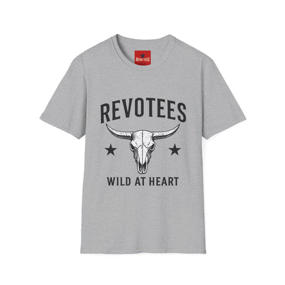 Revotees Bull Skull T-Shirt — Wild at Heart Western Graphic Tee