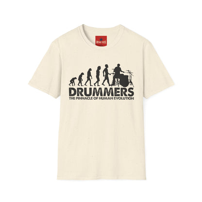 Evolution of Drummers - Unisex Softstyle T-Shirt