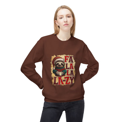 Fa La La La-Zy Sloth Christmas Sweatshirt
