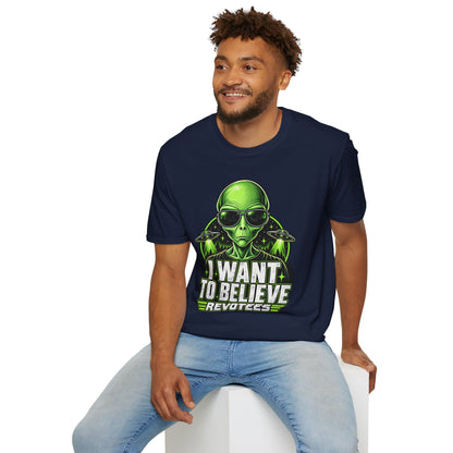REVOTEES - I Want to Believe Alien T-Shirt