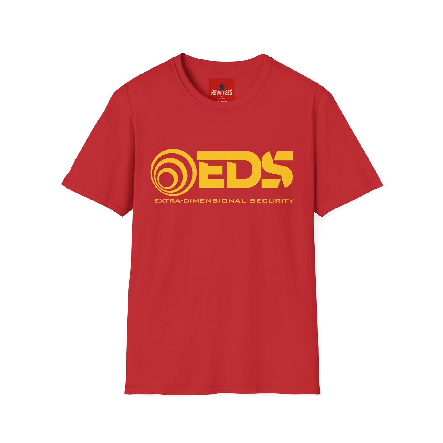 EDS Logo T-Shirt — Extra Dimensional Security Retro Sci‑Fi Tee