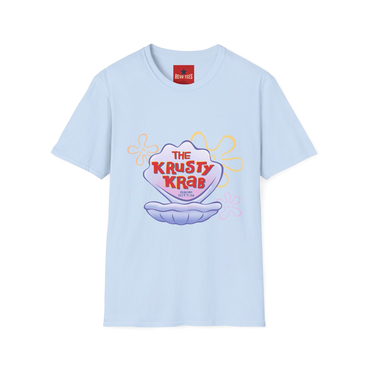Krusty Krab Logo T-Shirt — Retro Cartoon Seafood Shop Tee