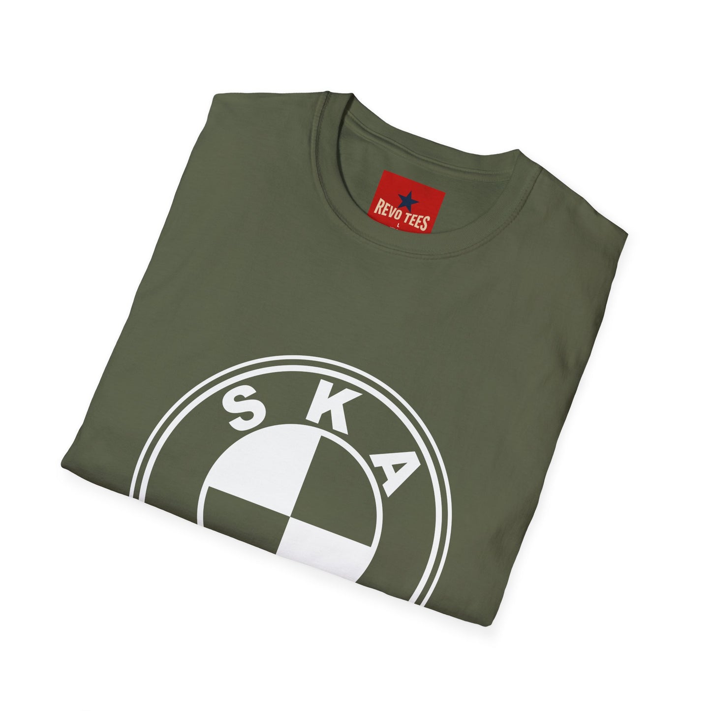 Ska Mod Target Logo T-Shirt — Retro Two-Tone Checkerboard Music Tee