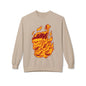 Flaming Santa Skull Redneck - I mean Crewneck Sweatshirt