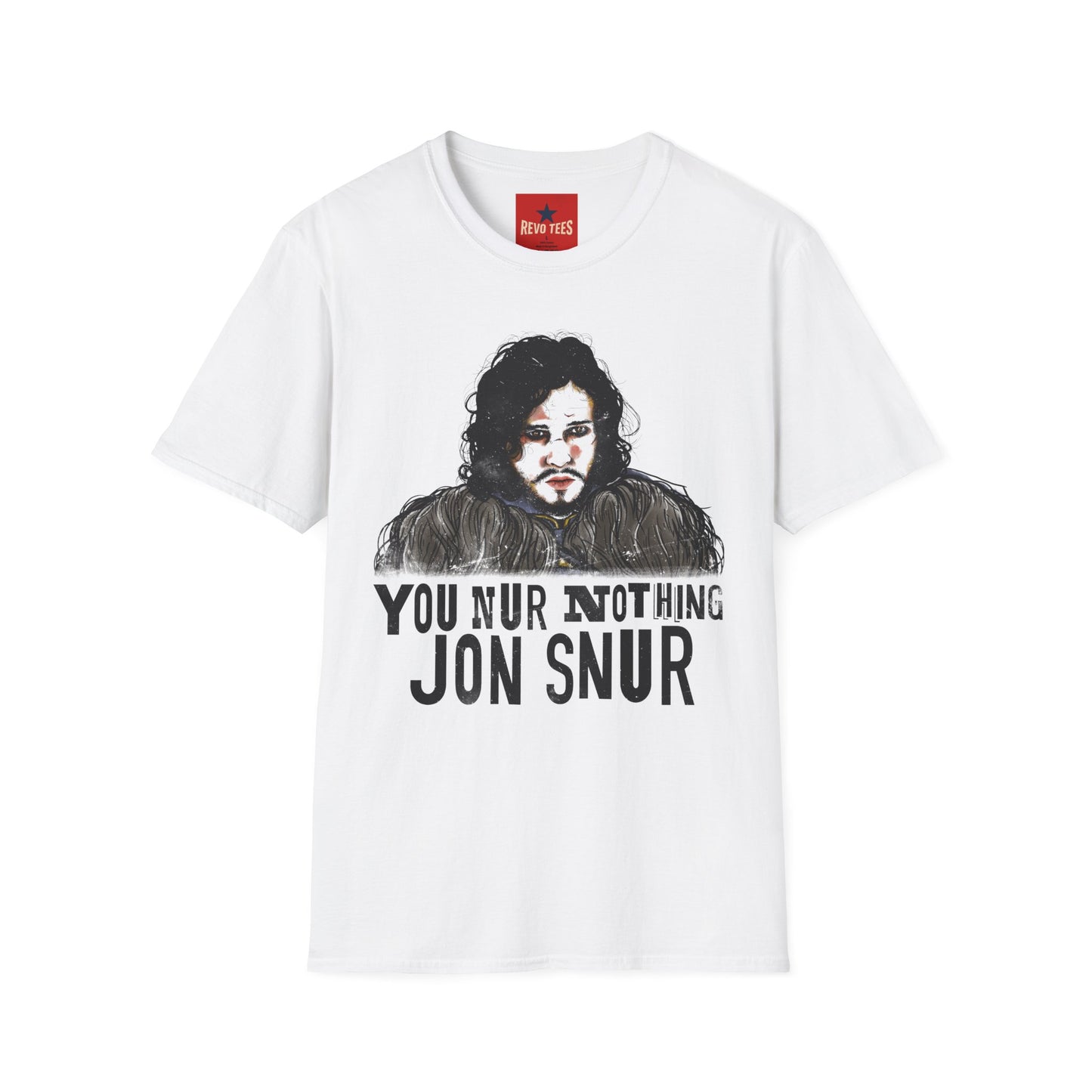 Jon Snur Portrait T-Shirt — "You Nur Nothing, Jon Snur" Fan Tee