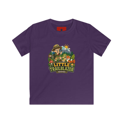 Little Trailblazer Kids Tee – Adventure Camping Graphic Shirt