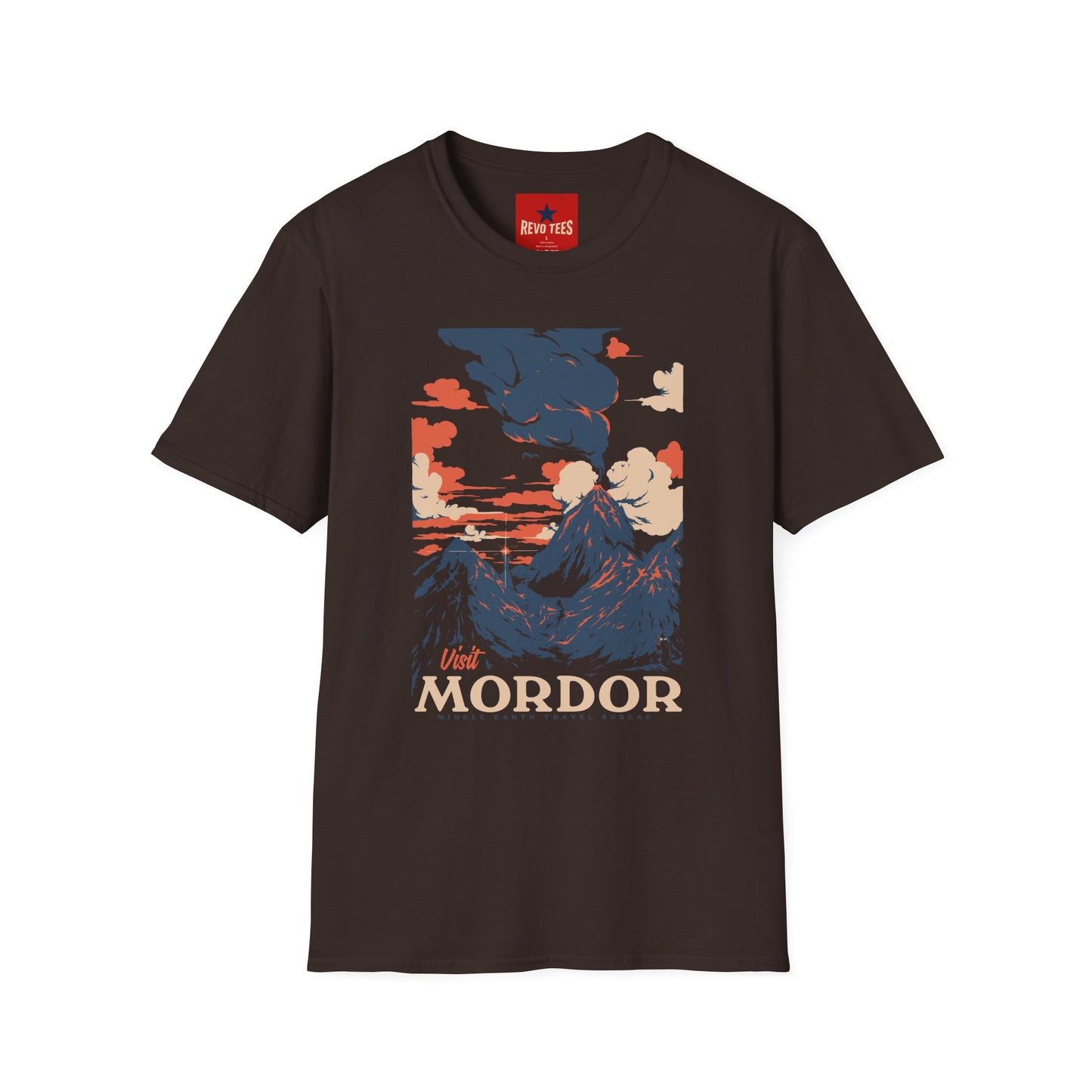 T-Shirt — Visit Mordor Vintage Travel Graphic Tee