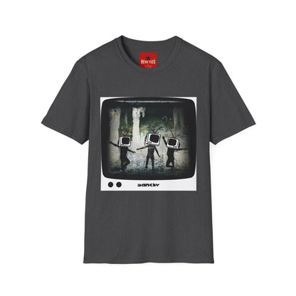 Banksy TV Head Graphic T-Shirt