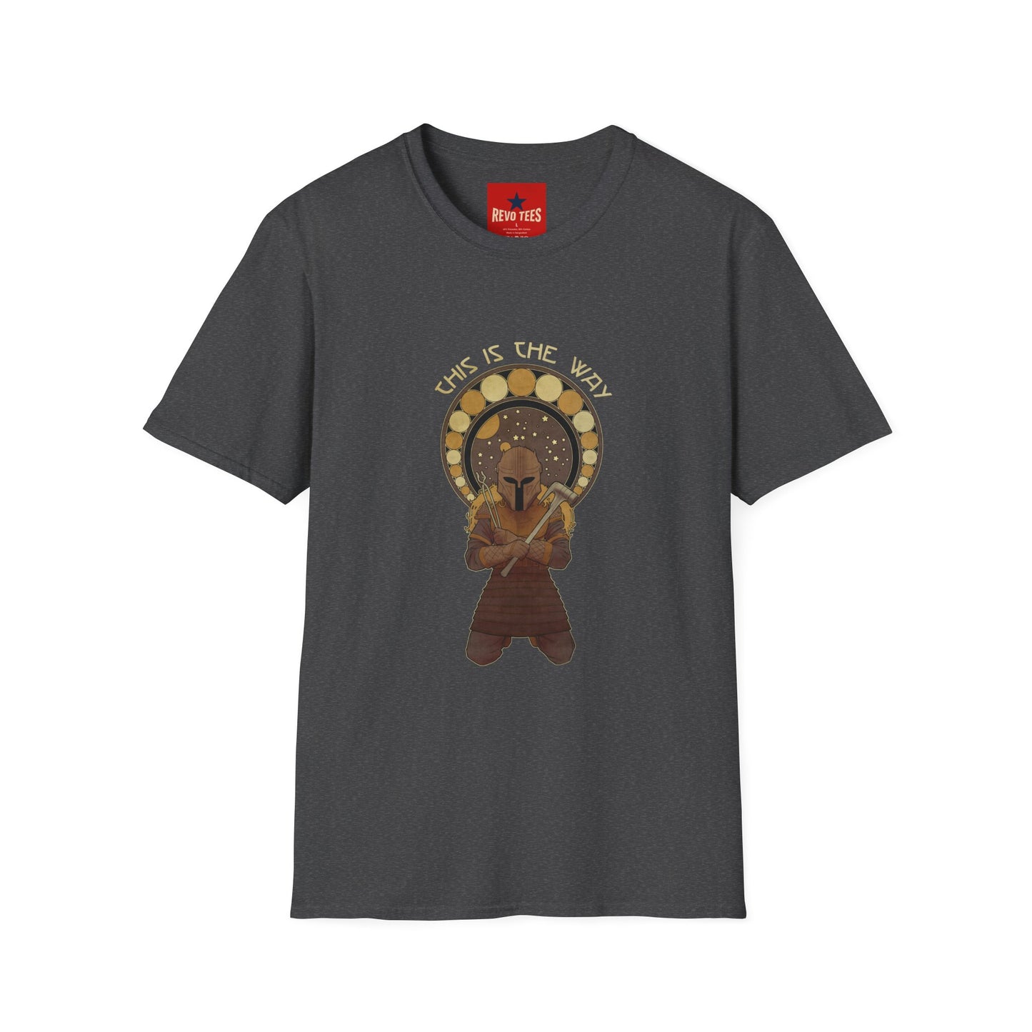 This Is The Way T-Shirt — Mandalorian Inspired Retro Helmet Graphic
