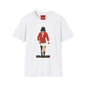 Banksy George Best Soccer Player No.7 Graphic T-Shirt — Retro Football Jersey Illustration
