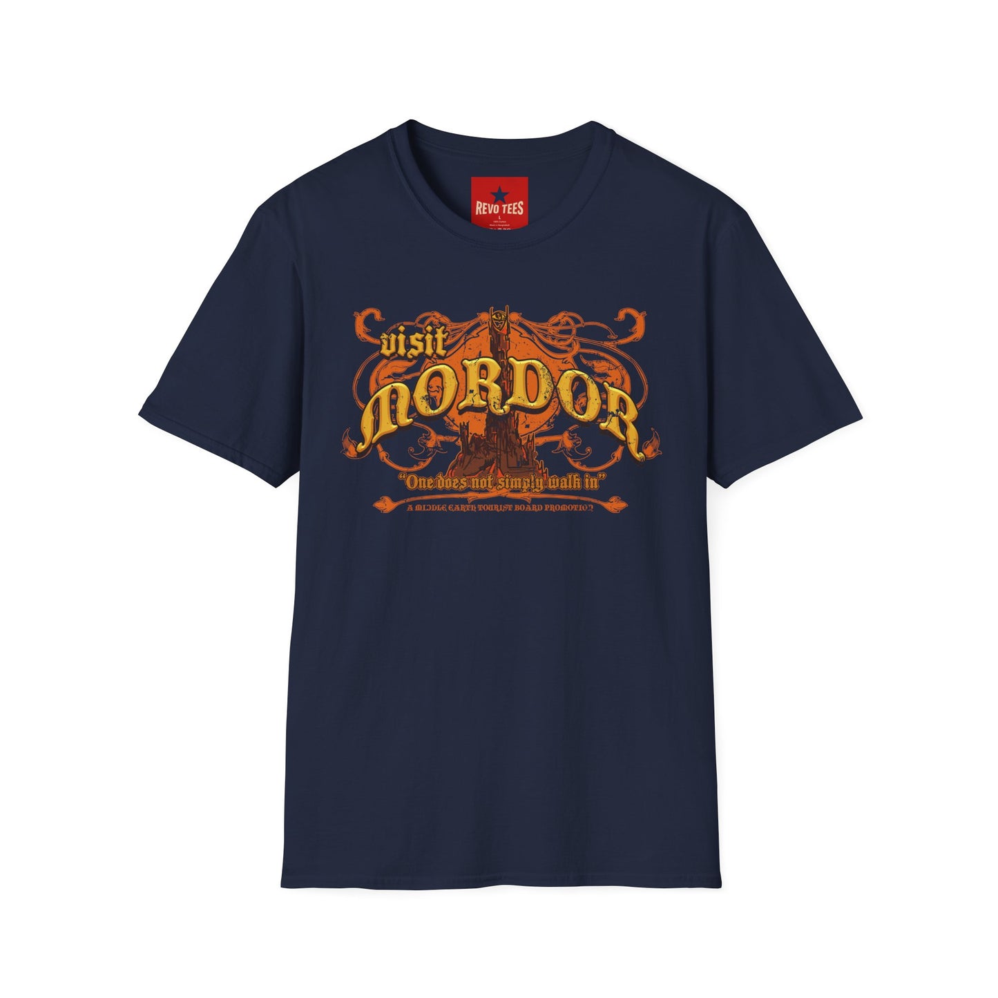 Visit Mordor T‑Shirt — 'One Does Not Simply Walk In' Vintage Fantasy Tee