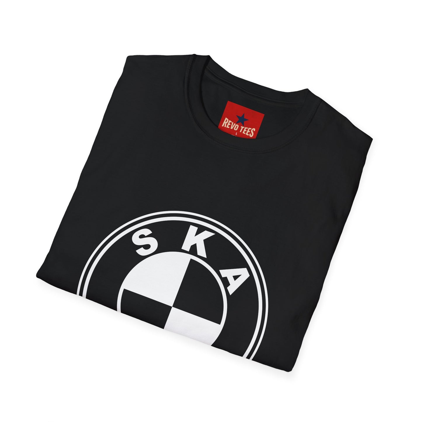 Ska Mod Target Logo T-Shirt — Retro Two-Tone Checkerboard Music Tee
