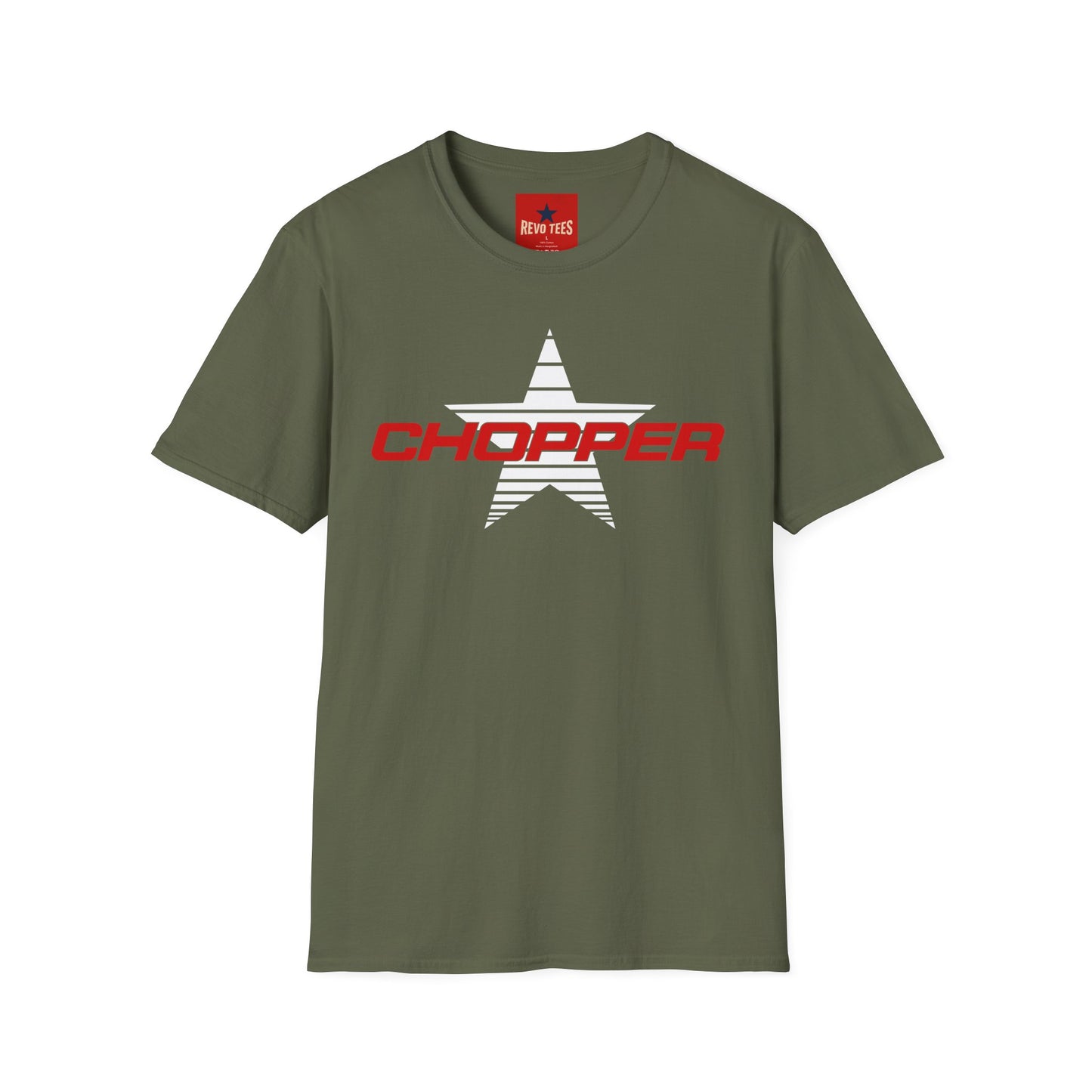 Chopper Star Graphic T-Shirt — Retro Racing Moto Tee