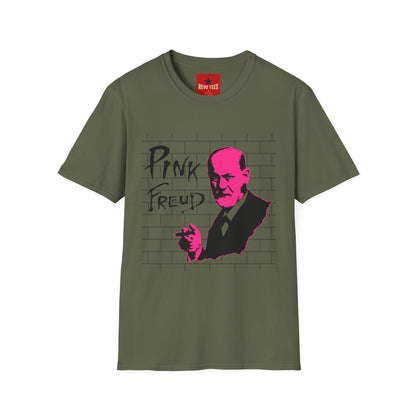 Pink Freud T-Shirt — Retro Punk Rock Art Tee