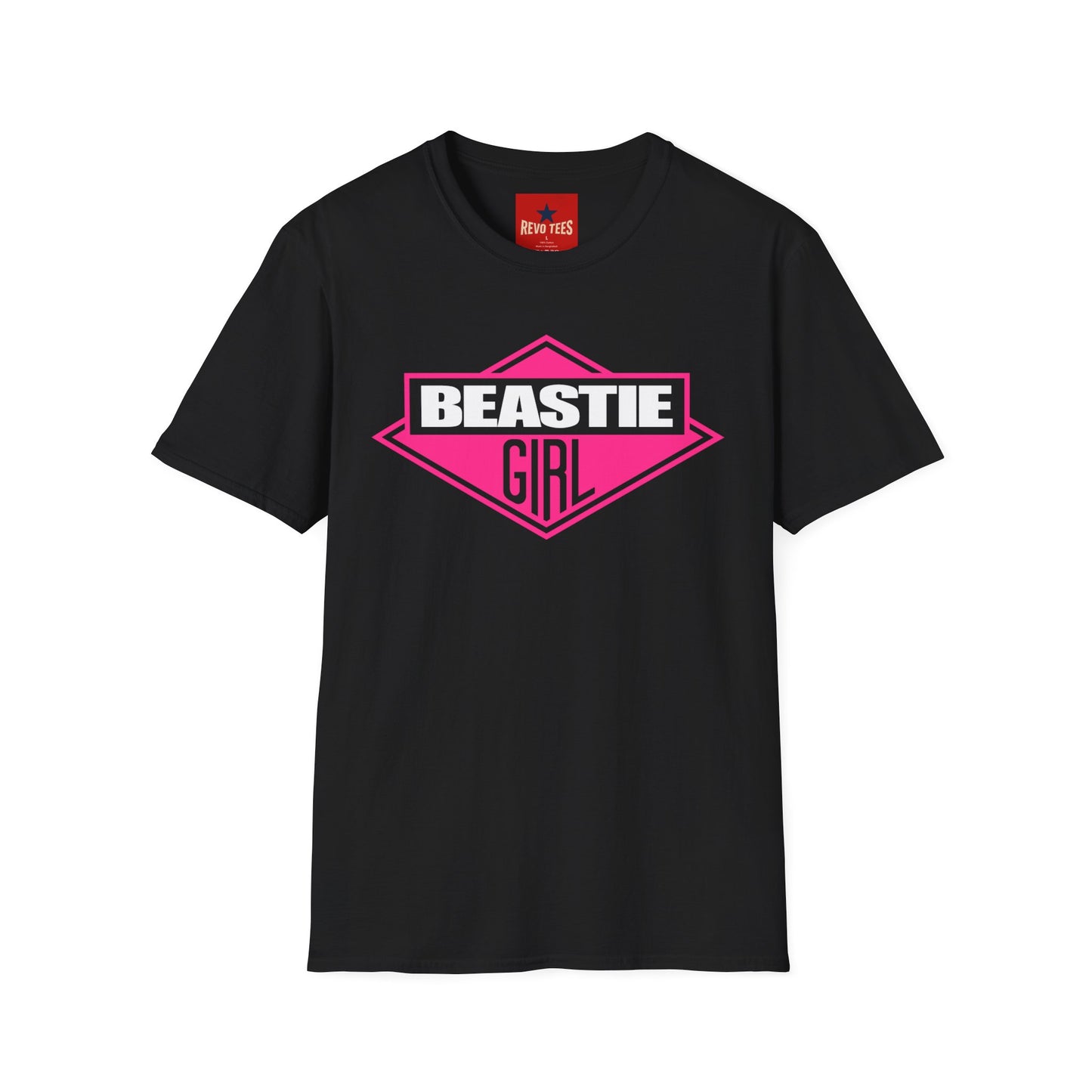Beastie Girl T-Shirt — Retro Pink Diamond Graphic Tee