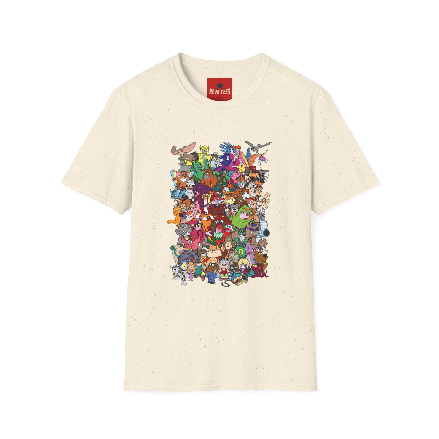 Retro Cartoon Characters Collage T-Shirt