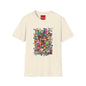 Retro Cartoon Characters Collage T-Shirt