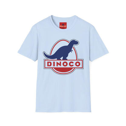 T-Shirt — Retro Dino Logo 'Dinoco' Graphic Tee