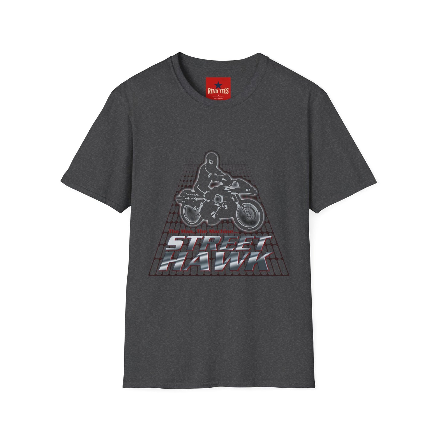 Street Hawk Motorcycle Tee — Retro Biker Graphic T‑Shirt