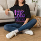 Big Sister T-Shirt — "I'm the Big Sister" Cute Pink & Purple Kids/Family Tee