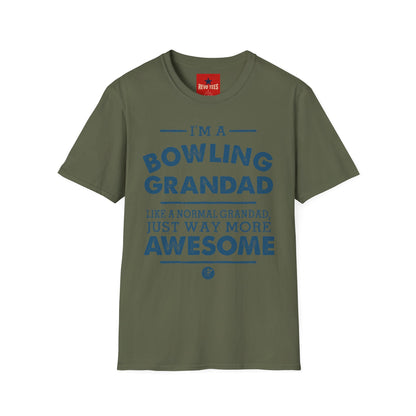 Bowling Grandad T-Shirt — "I'm a Bowling Grandad" Retro Dad Gift