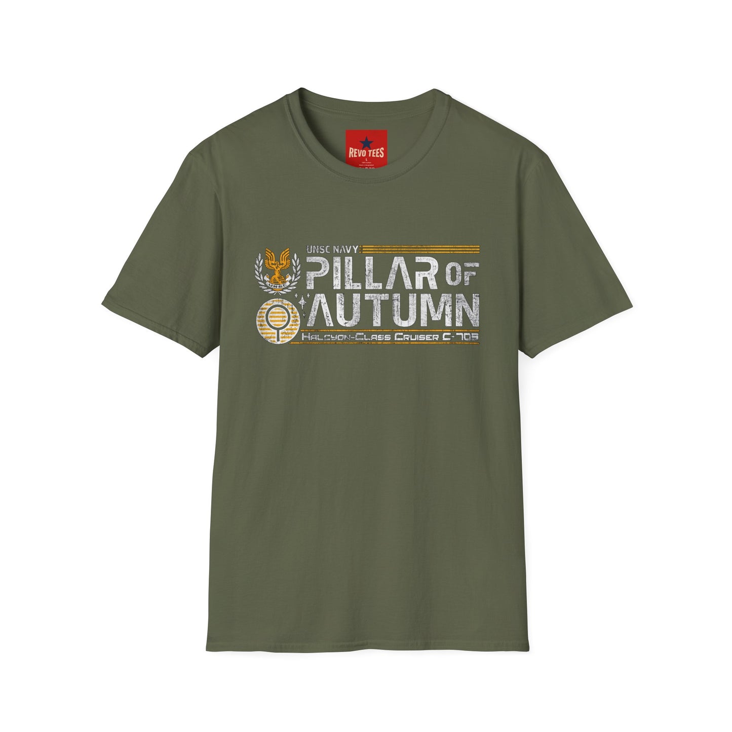 Pillar of Autumn T‑Shirt — Halo Inspired Military Sci‑Fi Tee