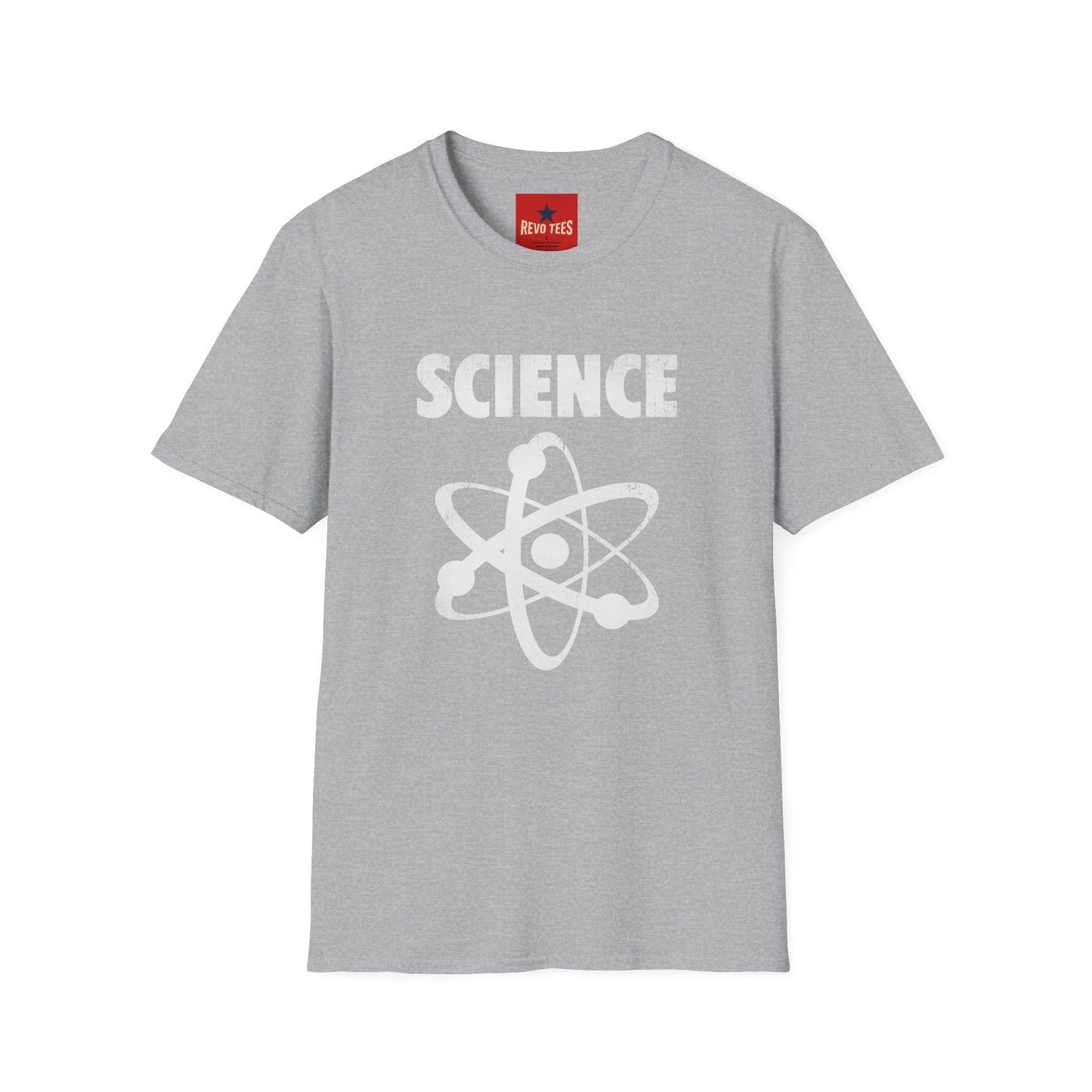 Science Atom Graphic T-Shirt — Retro STEM Tee for Scientists & Students