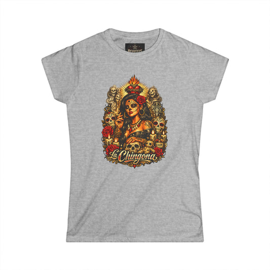 REVOTEES T-Shirt — La Chingona Day of the Dead Sugar Skull Tee