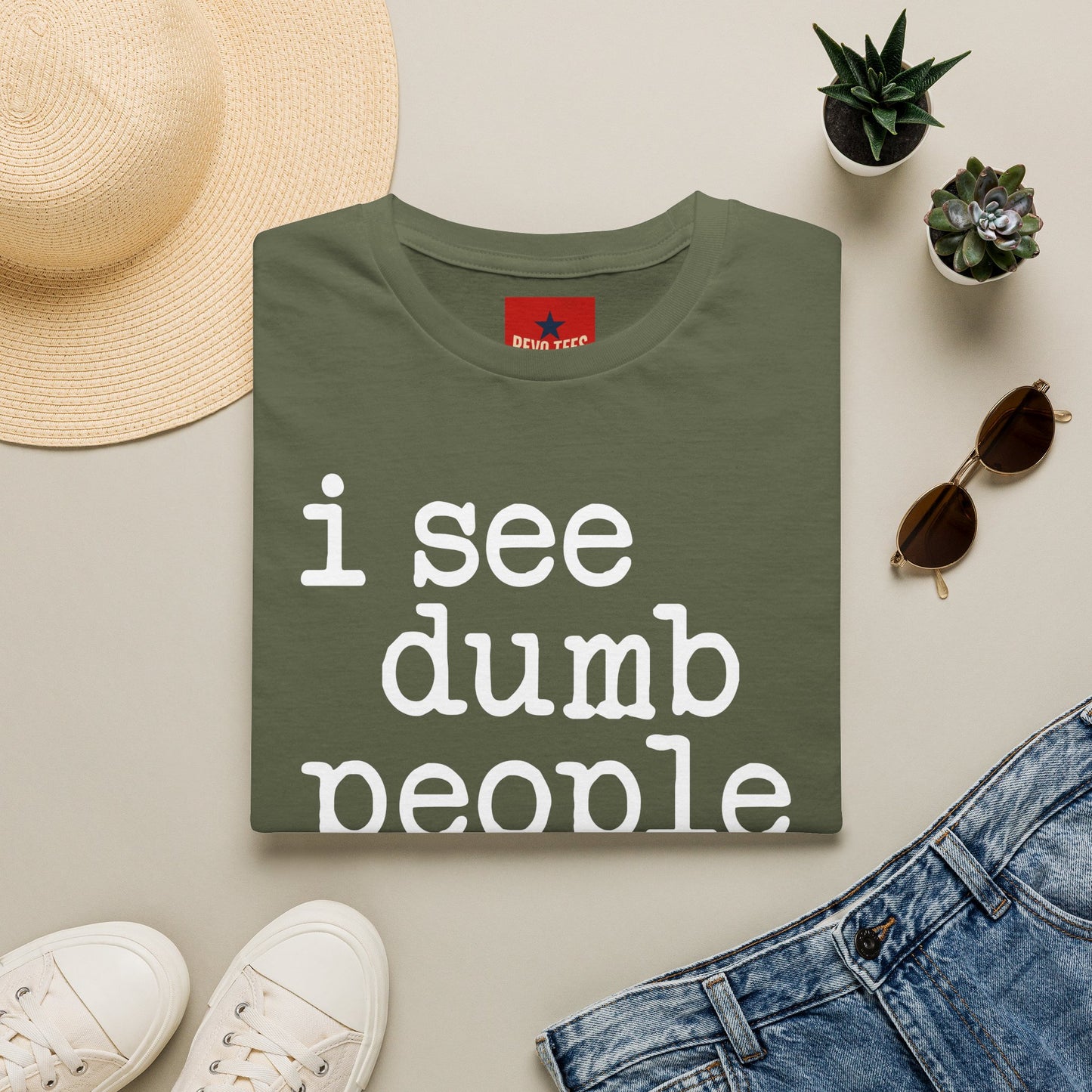 I See Dumb People - Unisex Softstyle T-Shirt
