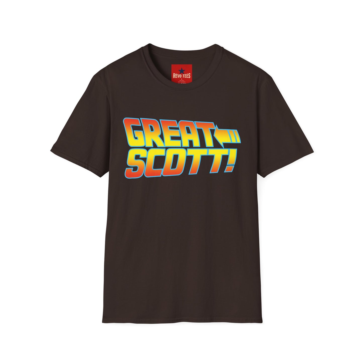 Great Scott! T-Shirt — Retro 80s Movie Quote Tee