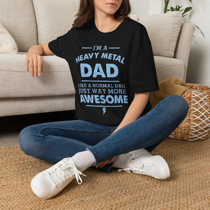 Heavy Metal Dad T-Shirt — "I’m a Heavy Metal Dad" Graphic Tee for Proud Fathers