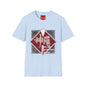 Japanese Kanji Graphic T-Shirt — Vintage Red Diamond "神羅" Streetwear