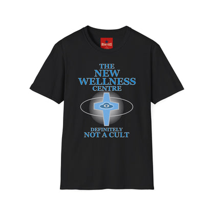 The New Wellness Centre T-Shirt — 'Definitely Not a Cult' Graphic Tee