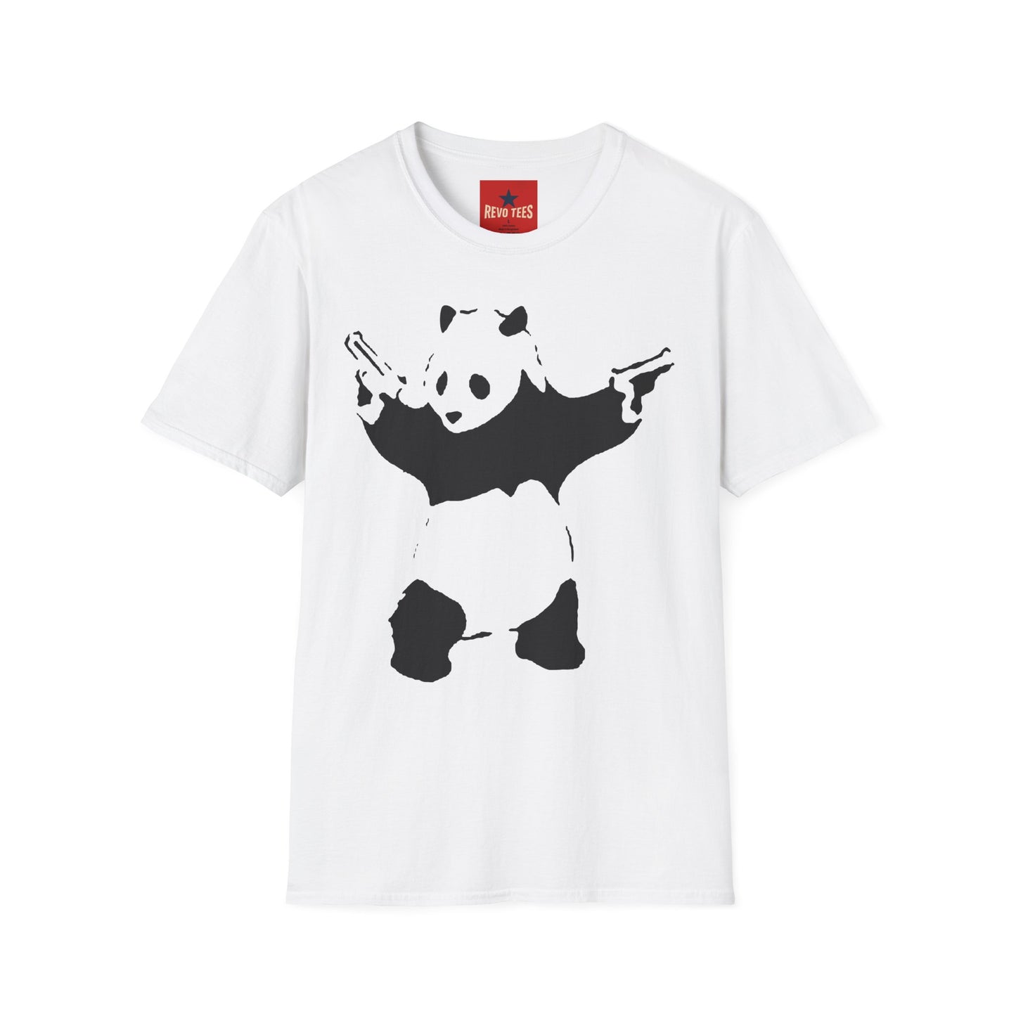 Banksy Panda Bat T-Shirt — Cute Gothic Panda Graphic Tee