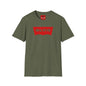 Elvis Logo T-Shirt — Retro Red Graphic Tee for Music Fans