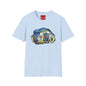 Sci‑Fi Adventure T‑Shirt — Time Traveler Crew Scene