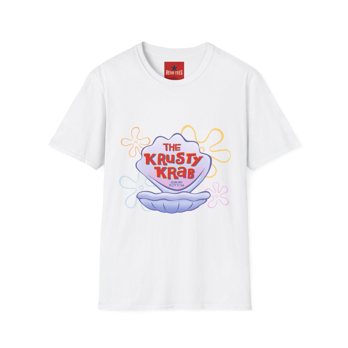 Krusty Krab Logo T-Shirt — Retro Cartoon Seafood Shop Tee