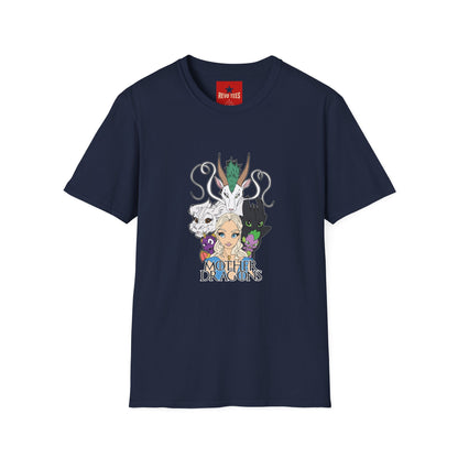 Fantasy Dragon & Beast Portrait T-Shirt — "Daughters of Dragons" Graphic Tee
