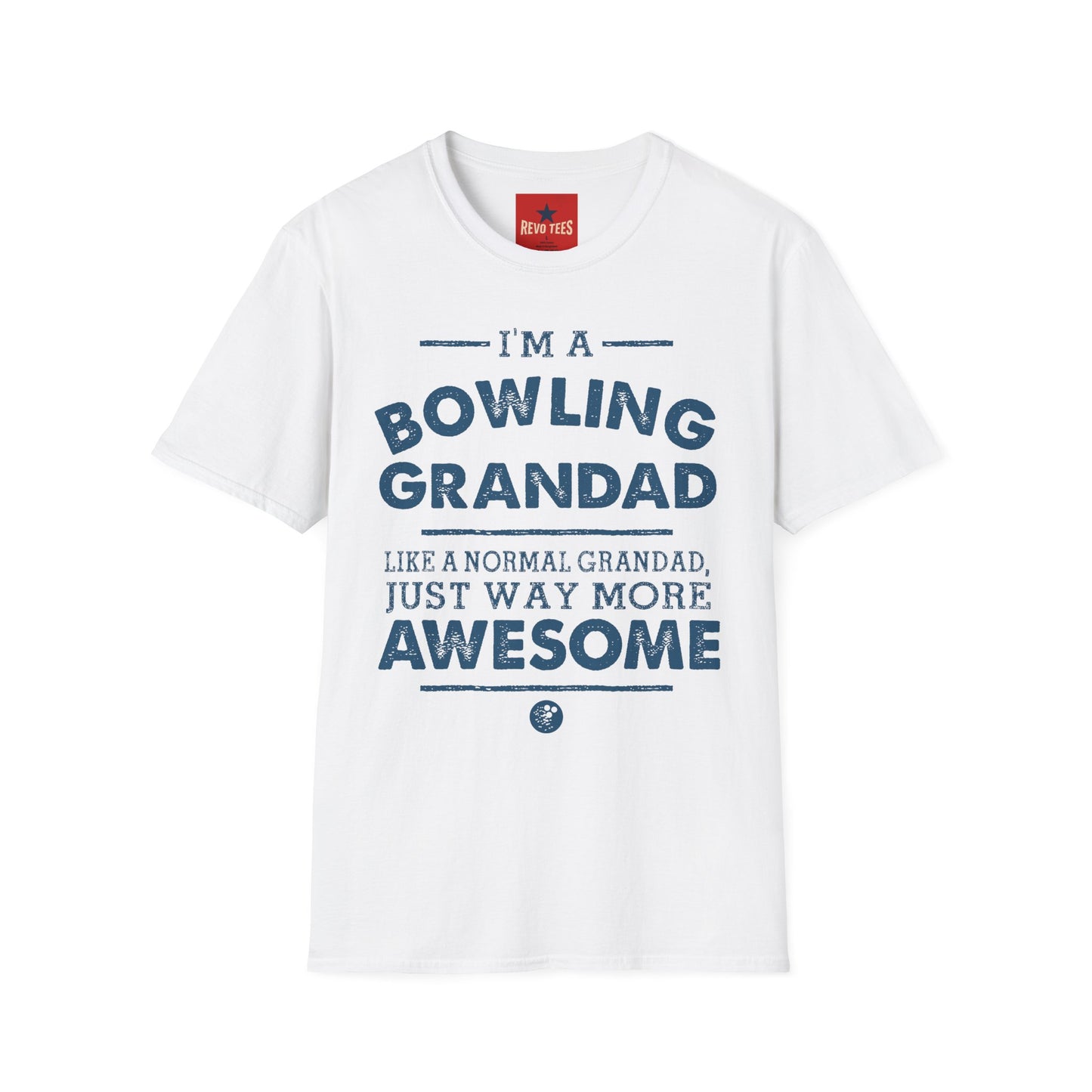 Bowling Grandad T-Shirt — "I'm a Bowling Grandad" Retro Dad Gift
