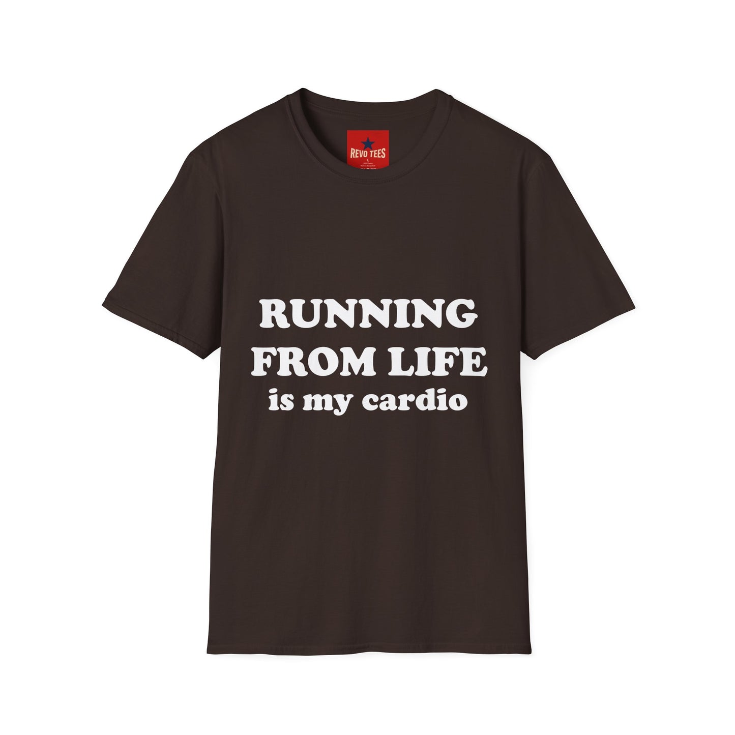 Running From Life - Unisex Softstyle T-Shirt
