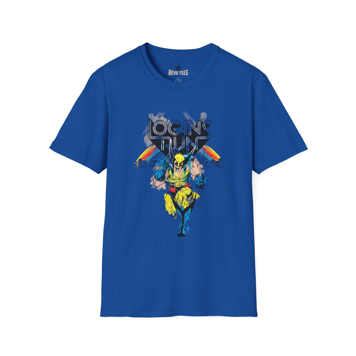 Revotees Wolverine Logan on the Run Unisex Softstyle T-Shirt - alternate view 13
