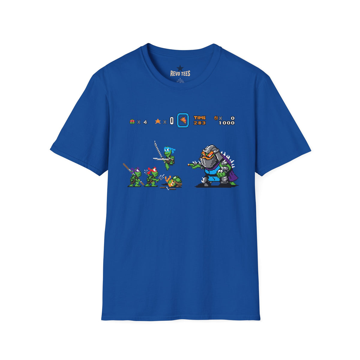 Baby Ninja Turtles& Bowser — Retro Arcade Graphic T