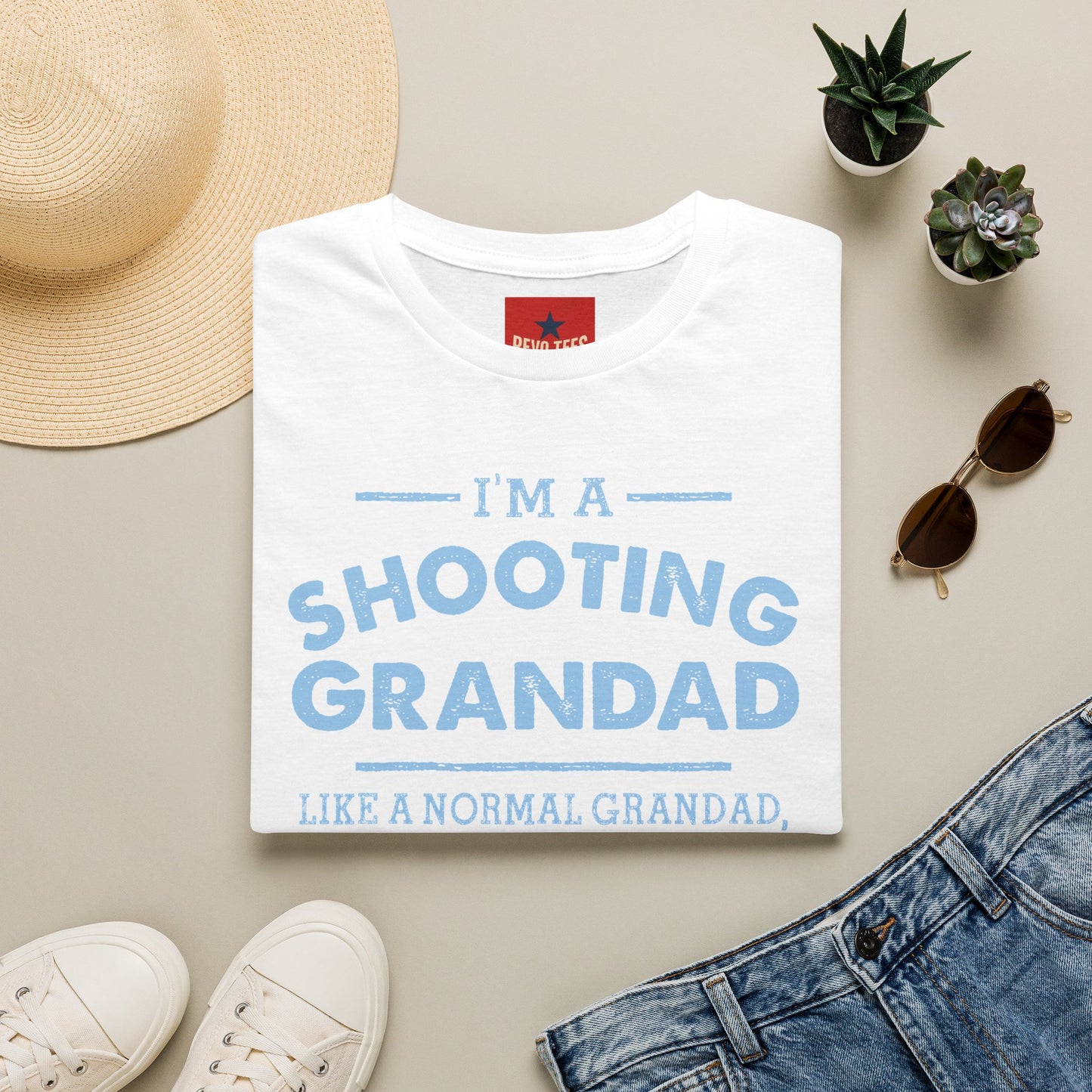 Shooting Grandad T‑Shirt — “I’m a Shooting Grandad” Funny Grandpa Gift
