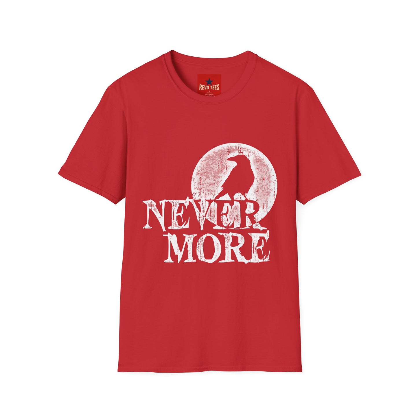 Nevermore Raven T-Shirt — Gothic Poe Crow Moon Tee