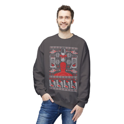 Lethal Knitting - Too Old For This Sh!t Christmas Ugly Sweater