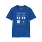 Police Box T‑Shirt — Retro Sci‑Fi TARDIS Door Graphic Tee