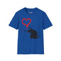 Revotees Banksy Inspired Rat Stencil Dripping Heart Street Art T-Shirt - alternate view 7