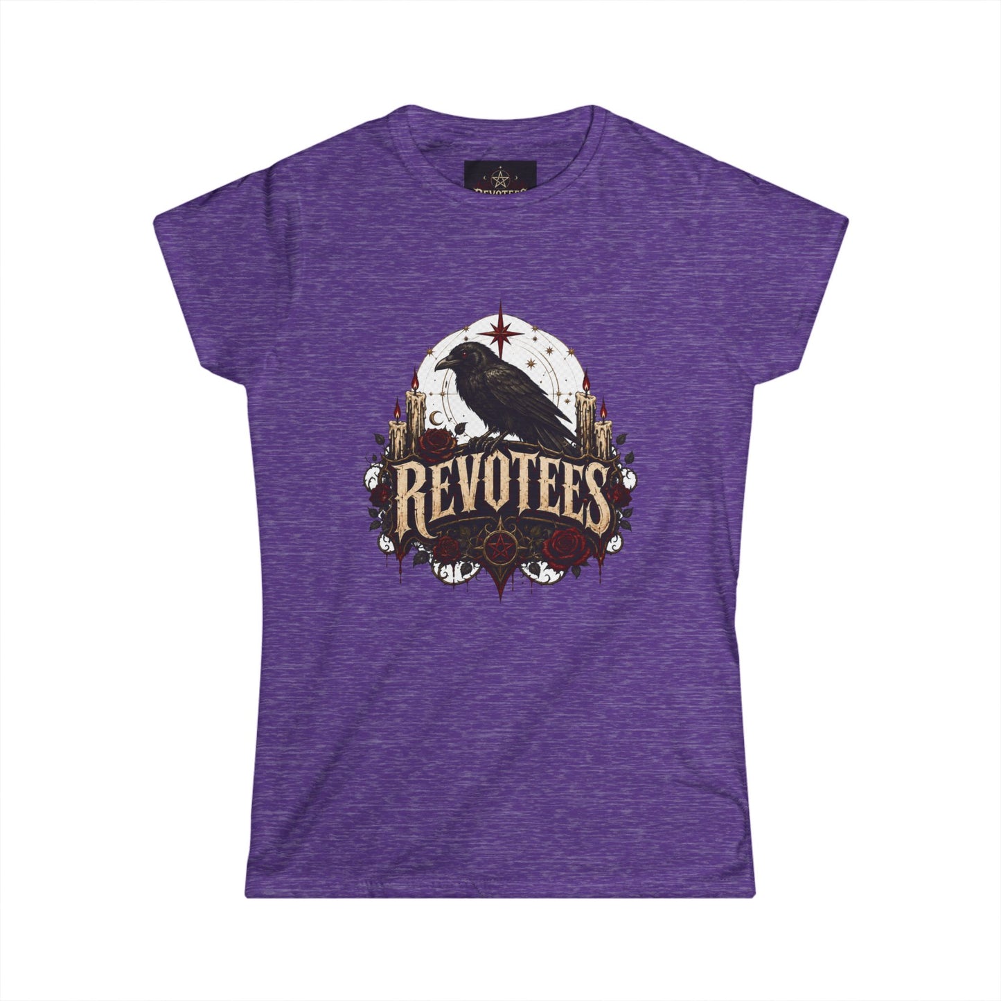 Revotees Crow Graphic Tee — Women's Vintage Raven T‑Shirt